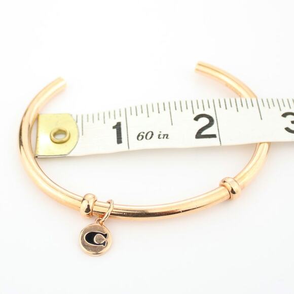 Coach Open Cuff Rose Gold Bracelet - Picture 5 of 5